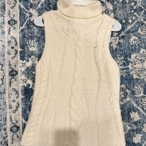 George Women's Soft Cream Turtleneck Sweater